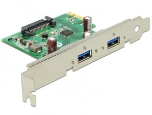 DeLock 2x USB 3.0 bővítő kártya PCI-E (89391)